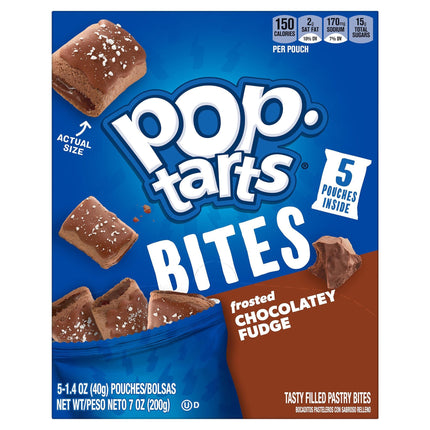 Kellogg's Pop-Tarts Bites Frosted Chocolatey Fudge - 7 OZ 5 Pack