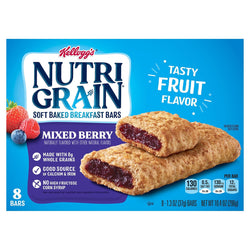 Kellogg's Nutri Grain Bar Mixed Berry - 10.4 OZ 12 Pack