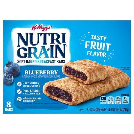Kellogg's Nutri Grain Bar Blueberry - 10.4 OZ 12 Pack