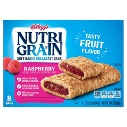 Kellogg's Nutri Grain Bar Raspberry - 10.4 OZ 12 Pack