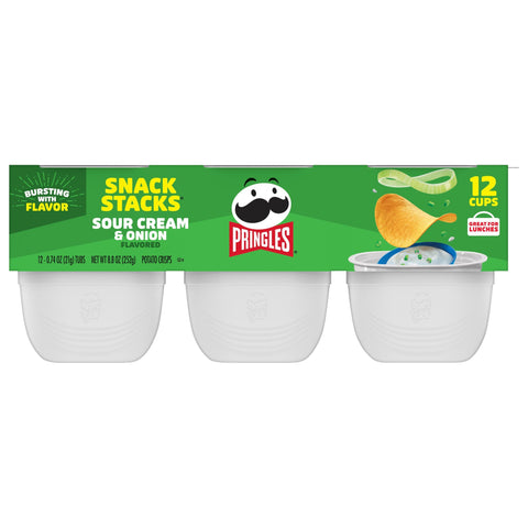 Pringles Sour Cream & Onion - 8.8 OZ 4 Pack