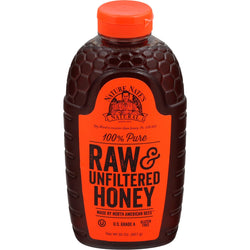 Nature Nate's Raw & Unfiltered Honey - 32 OZ 6 Pack