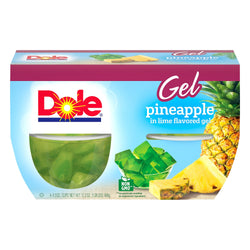 Dole Fruit Cups Pinapple In Lime Gelatin - 17.2 OZ 6 Pack