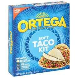 Ortega Soft Taco Kit - 15.6 OZ 12 Pack