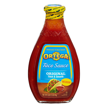 Ortega Taco Sauce Medium - 16 OZ 12 Pack