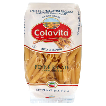Colavita Penne Rigate Pasta - 16 OZ 20 Pack