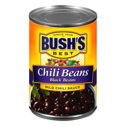 Bush's Mild Black Chili Beans - 15.5 OZ 12 Pack