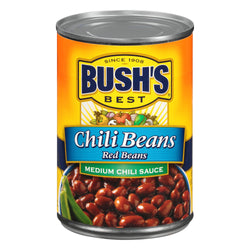 Bush's Red Medium Chili Bean - 16 OZ 12 Pack