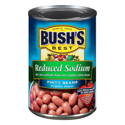 Bush's Beans Reduced Sodium Pinto - 16 OZ 12 Pack