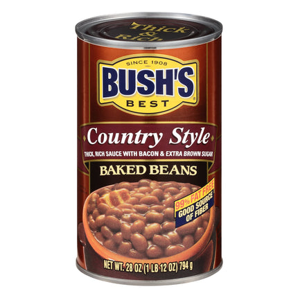 Bush's Beans Baked Country Style - 28 OZ 12 Pack