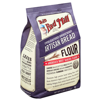 Bob's Red Mill Artisan Bread Flour - 5 LB 4 Pack