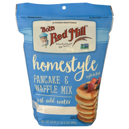 Bob's Red Mill Homestyle Pancake & Waffle Mix - 24 OZ 4 Pack