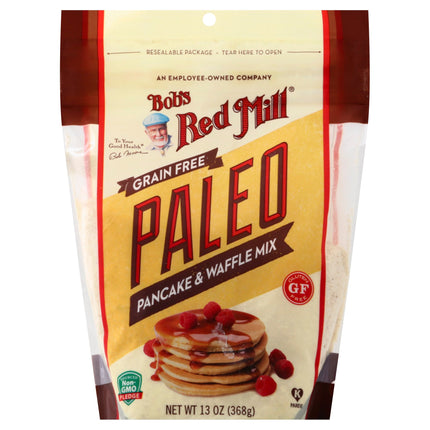 Bob's Red Mill Gluten Free Paleo Pancake/Waffle Mix - 13 OZ 4 Pack