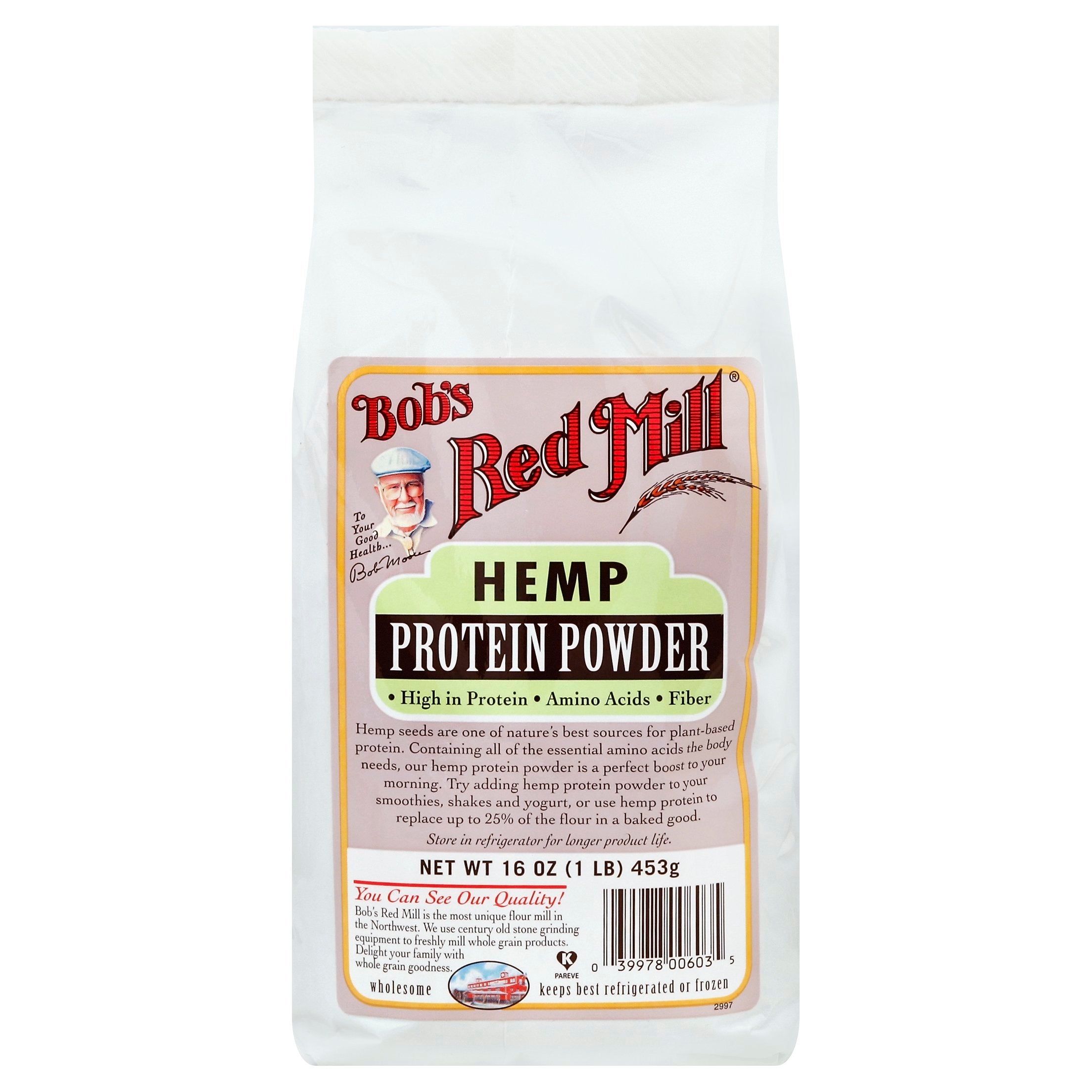 Bob's Red Mill Gluten Free Hemp Protein Powder 16 OZ Pack –  StockUpExpress