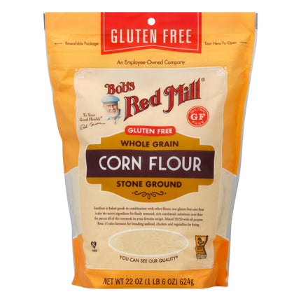 Bob's Red Mill Gluten Free Corn Flour - 22 OZ 4 Pack
