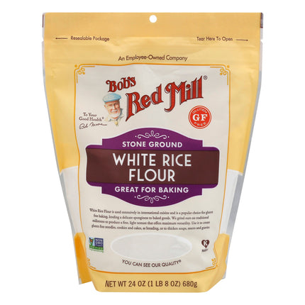 Bob's Red Mill Gluten Free White Rice Flour - 24 OZ 4 Pack