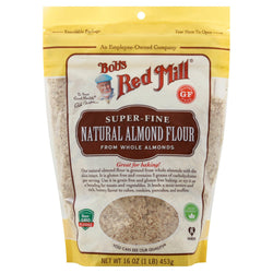 Bob's Red Mill Gluten Free Super-Fine Natural Almond Flour - 16 OZ 4 Pack