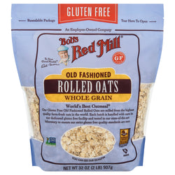 Bob's Red Mill Gluten Free Old Fashioned Rolled Oats - 32 OZ 4 Pack