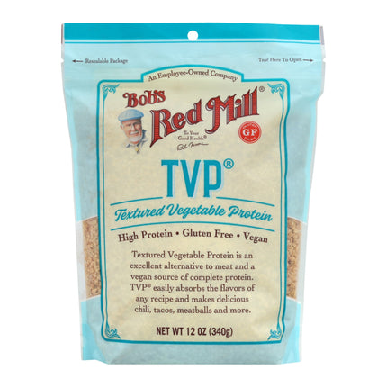 Bob's Red Mill Gluten Textured Vegetable Protein - 12 OZ 4 Pack
