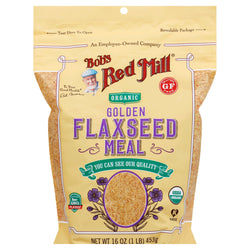 Bob's Red Mill Organic Gluten Free Golden Flaxseed Meal - 16 OZ 4 Pack