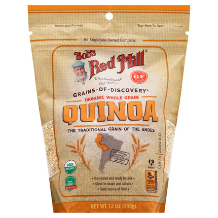 Bob's Red Mill Organic Gluten Free Qunoa Whole Grain - 13 OZ 5 Pack