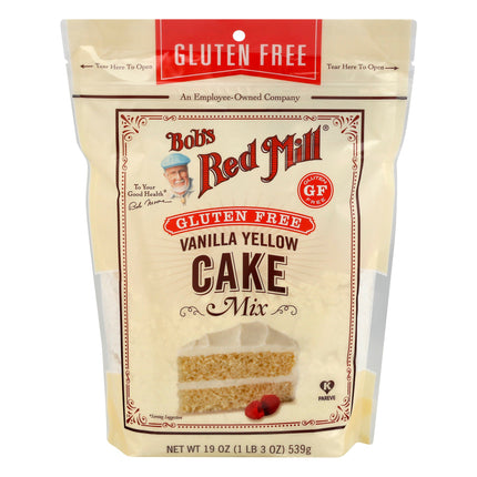 Bob's Red Mill Gluten Free Vanilla Yellow Cake Mix - 19 OZ 4 Pack