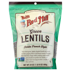 Bob's Red Mill Green Lentils - 24 OZ 4 Pack