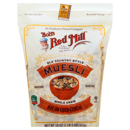 Bob's Red Mill Old Country Style Muesli Cereal - 18 OZ 4 Pack