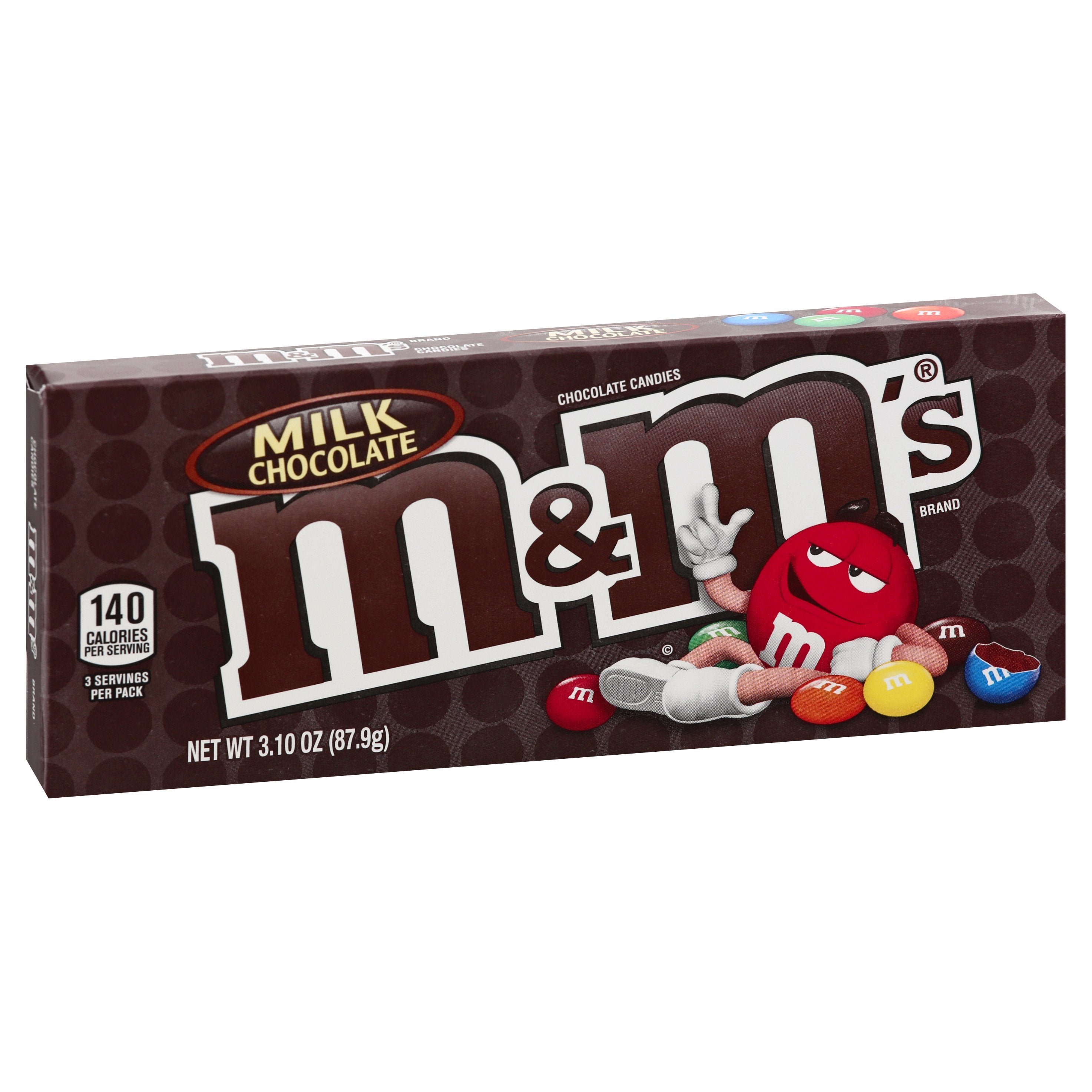 M&M's Theater Box Milk Chocolate - 3.1 OZ 12 Pack