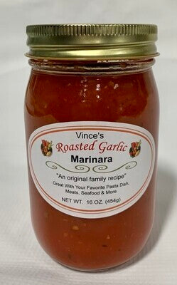 Bulone Enterprises Vince's Roasted Garlic Marinara - 16 OZ 12 Pack