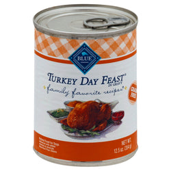 Blue Buffalo Turkey Day Feast Dog Food - 12.5 OZ 12 Pack