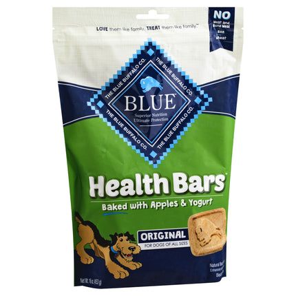 Blue Buffalo Health Bars Apples & Yogurt Dog Treats - 16 OZ 4 Pack