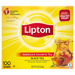 Lipton Tea Bags - 100 CT 12 Pack
