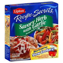 Lipton Recipe Secrets Soup Mix Savory Herb With Garlic - 2.4 OZ 12 Pack