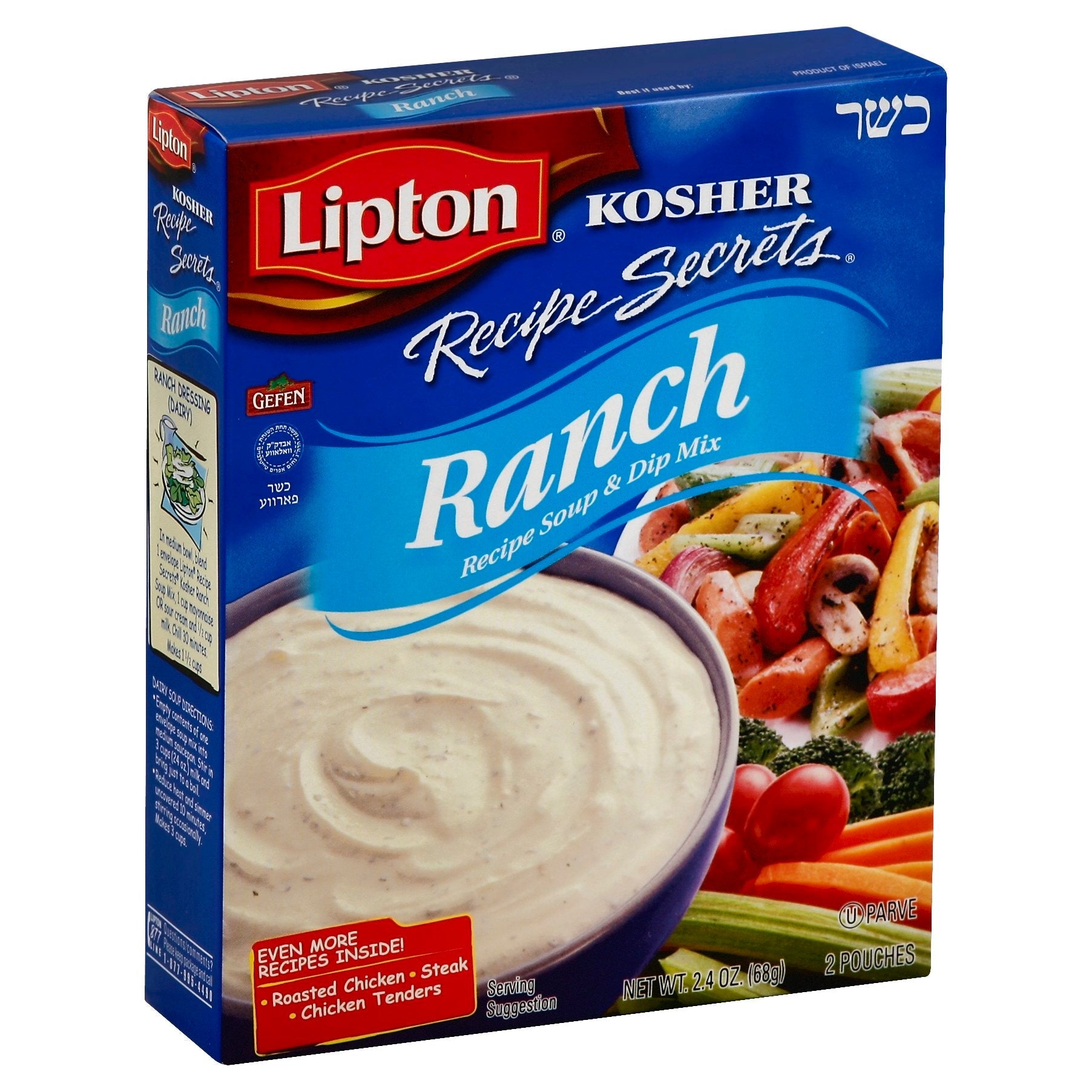 Lipton Kosher Ranch Soup & Dip Mix - 2.4 OZ 12 Pack – StockUpExpress