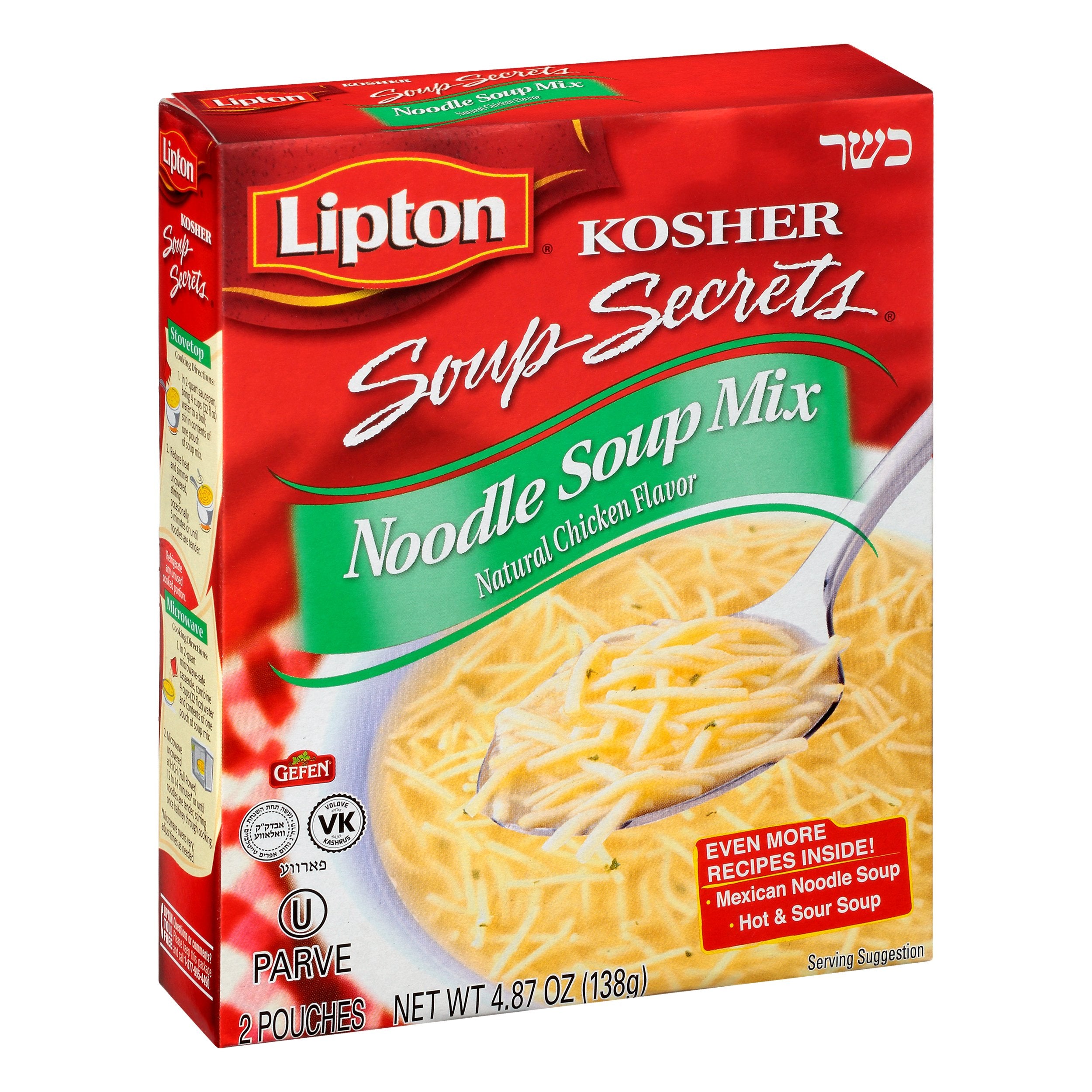 Lipton Noodle Soup Mix 4.87 OZ 12 Pack StockUpExpress