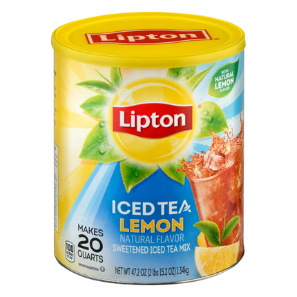 Lipton Lemon Iced Tea Mix - 47.2 OZ 6 Pack