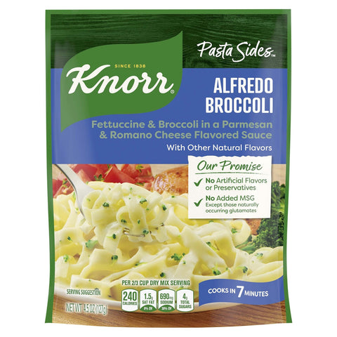 Knorr Noodles & Sauce Alfredo Broccoli - 4.5 OZ 8 Pack