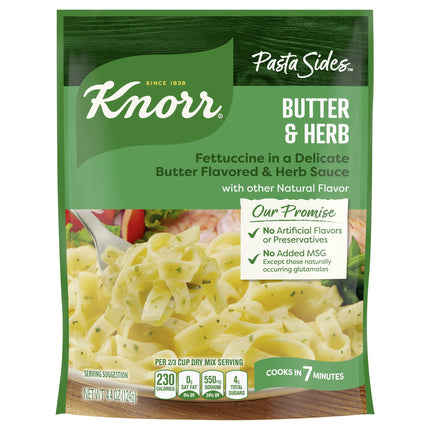 Knorr Noodles & Sauce Butter & Herb - 4.4 OZ 8 Pack