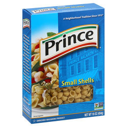 Prince Small Shells - 16 OZ 12 Pack