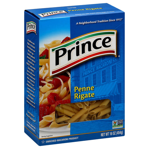 Prince Penne Rigate Pasta - 16 OZ 12 Pack