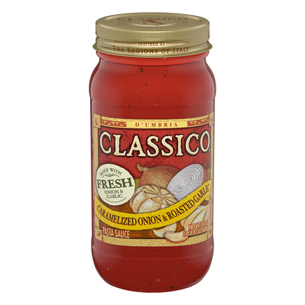 Classico Sauce Pasta Caramelized Onions & Roasted Garlic - 24 OZ 12 Pack