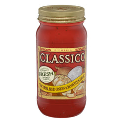 Classico Sauce Pasta Caramelized Onions & Roasted Garlic - 24 OZ 12 Pack
