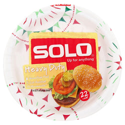 Solo Plate Paper Occassions - 22 CT 12 Pack