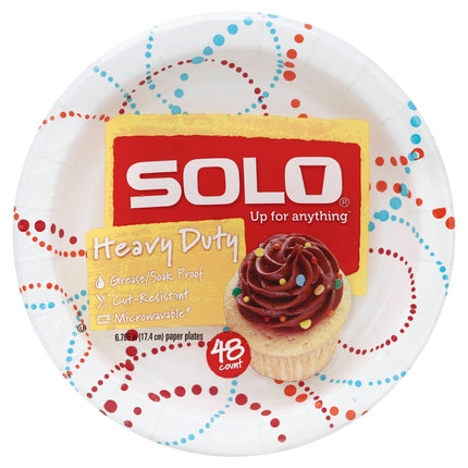 Solo Plate Paper Occassions - 48 CT 12 Pack
