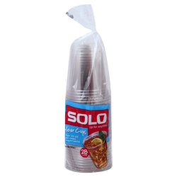 Solo Recycled Clear Cup - 28 CT 12 Pack
