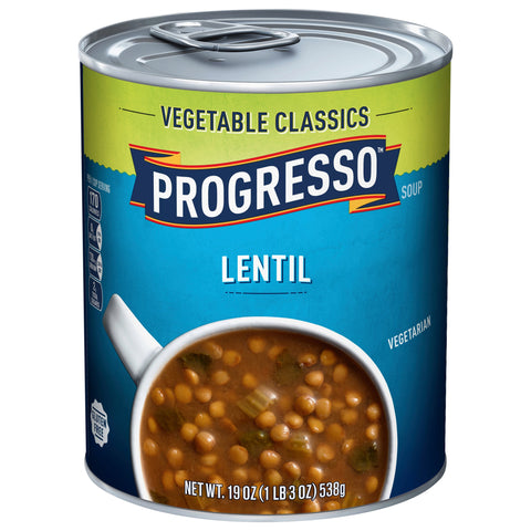 Progresso Vegetable Classics Soup Lentil - 19 OZ 12 Pack