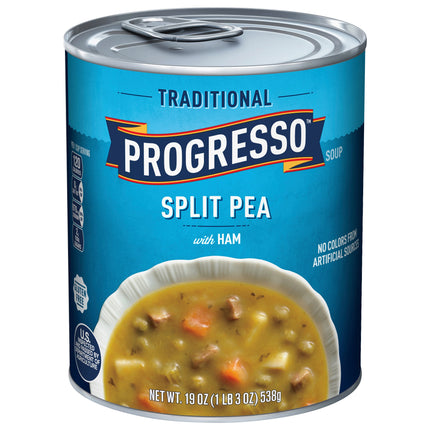 Progresso Traditional Soup Split Pea With Ham - 19 OZ 12 Pack
