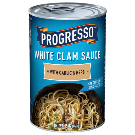 Progresso White Clam Sauce with Garlic & Herb - 15 OZ 12 Pack