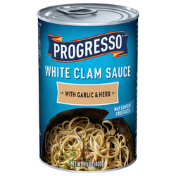 Progresso White Clam Sauce with Garlic & Herb - 15 OZ 12 Pack
